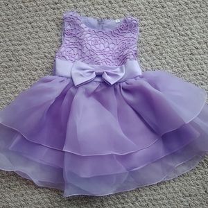 12 month lavender girls dress